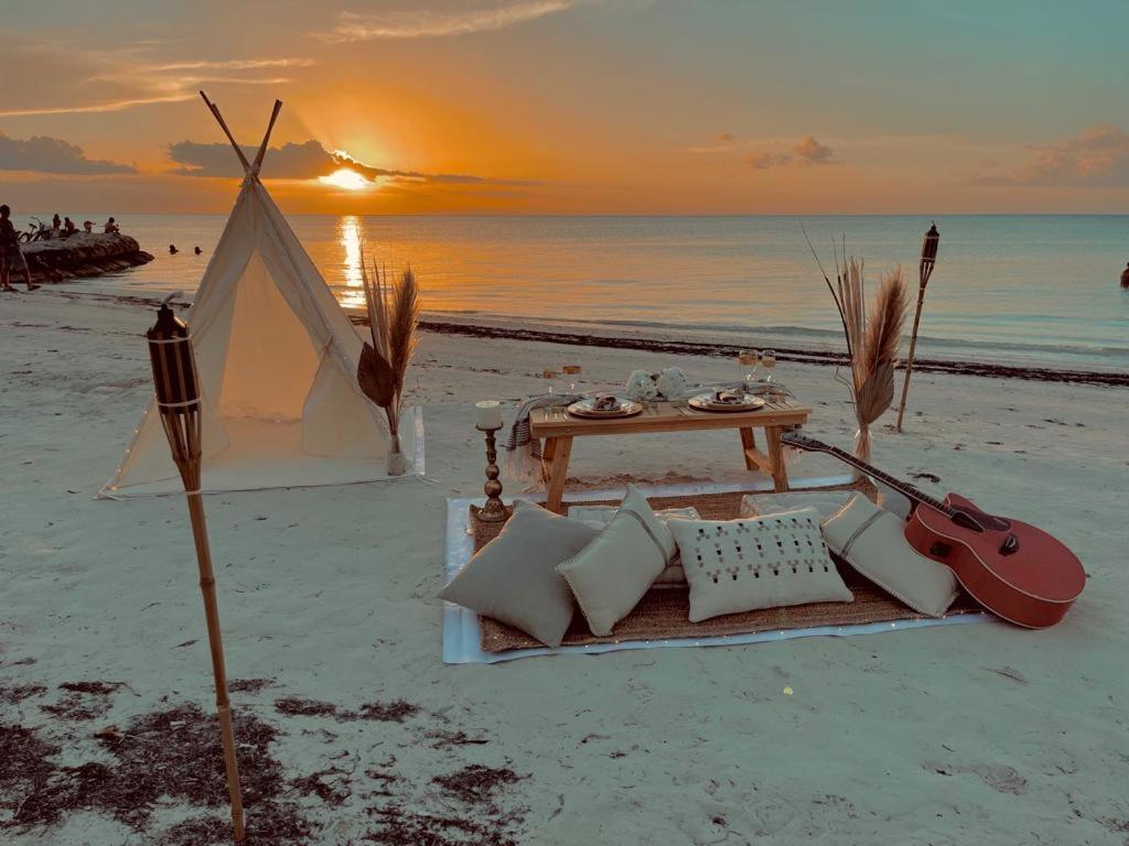 Picnic On The Beach Campo de lujo Isla Holbox